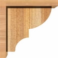thumbnail image 3 of 6"W x 10"D x 10"H Ridgewood Rough Sawn Corbel w/Backplate, Western Red Cedar, 3 of 9
