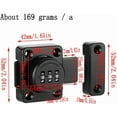 thumbnail image 4 of Degree Tumbler gate Lock gate Lock Screen Sliding barn Door Lock for Door and Window Security/Privacy ( Locks), 4 of 7