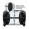 thumbnail image 4 of Easygdp Not All Who Wander Are Lost2 Double-Sided Printed Elastic Suitcase Protective Cover,Invisible Zipper, Business Trip Luggage Cases,Washable And Resistant To Falling -Small, 4 of 9