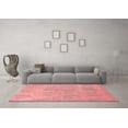 thumbnail image 3 of Ahgly Company Indoor Round Solid Red Modern Area Rugs, 8' Round, 3 of 4
