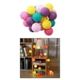 thumbnail image 4 of 20 blanco 5cm olgante luces de hadas boda fiesta D_Tipo de Sunnimix guirnalda de bolas de algodón, 4 of 8