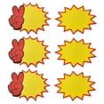 thumbnail image 1 of Retail Price Tags 100pcs Blank Star Retail Sale Signs Star Burst Signs Sales Price Label Tags, 1 of 8