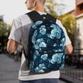 thumbnail image 7 of Fotbe Ink Rose Lightweight Casual Laptop Backpack for Men and Women, Daily use Waterproof backpack, Backpack for College, 7 of 7
