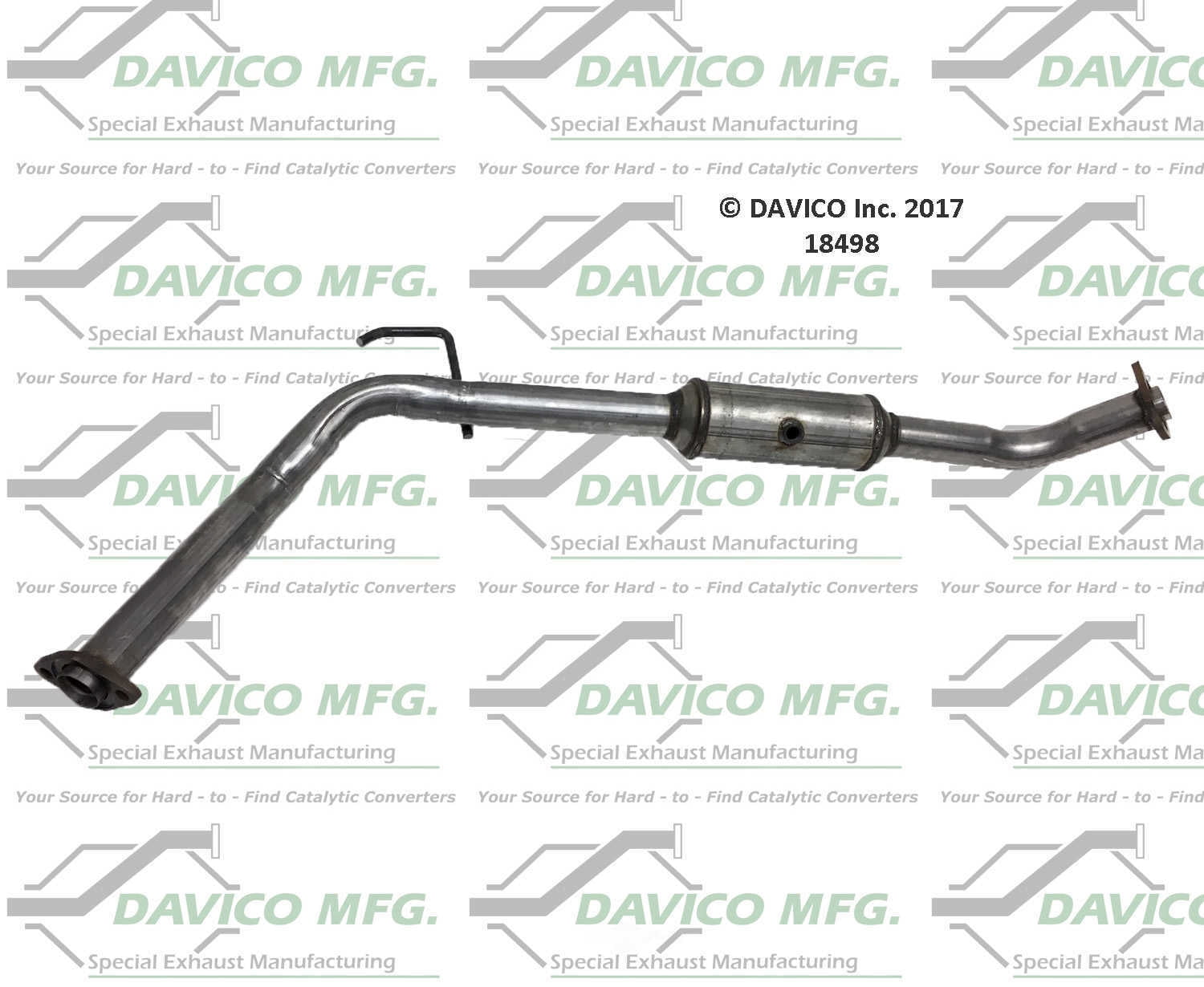 Davico Mfg 48498 Direct-Fit Catalytic Converter