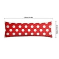 thumbnail image 6 of Polka Dot Body Pillow Cover - Soft & Breathable Fabric, Hidden Zipper, 20"x54", Retro Dot Pattern - Perfect Gift for Side Sleepers, Vintage Decor & Pregnancy Support, 6 of 7