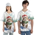 thumbnail image 4 of Hello Winter Maine Coon Frosty Morning Walk Welcome Snowy Christmas All Over Print 3D Baseball Shirt Cat Lover Kitten Owner Gifts Softball Sport - 02018, 4 of 6