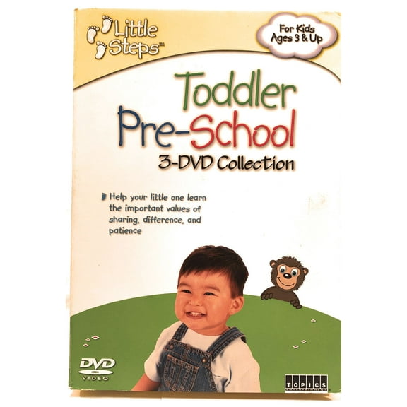 Little Steps Toddler Pre-School (Collection of 3 DVD's) - A Tale of Sharing   A Tale of Difference   A Tale of Patience