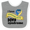 thumbnail image 3 of Inktastic I Love Someone with Down Syndrome Boys or Girls Baby Bib, 3 of 4