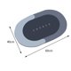 thumbnail image 5 of Advancent Non Slip Bath Mat Quick Bath Drying Rugs Thick for Doorway Bathroom  Kits de decoración para fiestas Ovalado A 40x60cm, 5 of 6