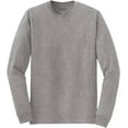 thumbnail image 5 of Gildan Men's 5.5 oz., 50/50 Long-Sleeve T-Shirt, Sport Grey, Medium, 5 of 6