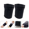 thumbnail image 3 of Raindrops 2Pcs Workout Armband Storage Bag Running Breathable Arm Cover Arm Cellphone Pouch, 3 of 7