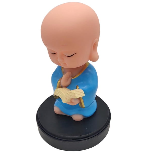 de La Acción de Bobblehead Buddha Bobble Head Muñeca para , Decoración Del Automóvil Y Colección -baje de Juguete para El Ado F