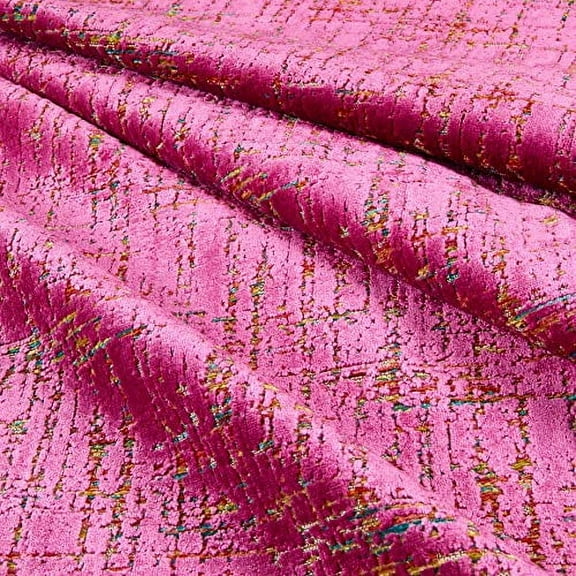 Covington Moonstruck Chenille Fuchsia, Fabric by the Yard