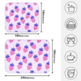 thumbnail image 2 of Ryvnso Cartoon Strawberry Pattern Dish Drying Mat for Kitchen Countertop 16x18 Small Dish Pad Drainer Rack Dish Sink Mats, 2 of 7
