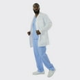 thumbnail image 4 of Spectrum Uniforms Medical Lab Coats 34" Length Unisex Ultra Smart Coat Ideal, Silvadur Lab Coat Ideal for Men and Women at Hospital Workspace, Medical Practice, and Professionals, 4 of 5