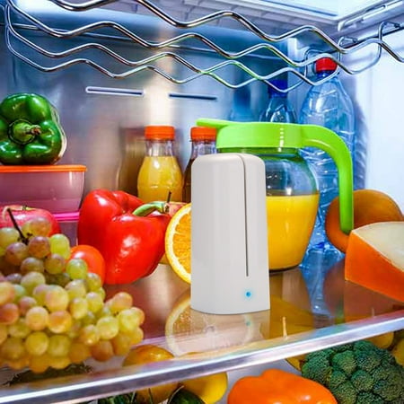 AGPtek Refrigerator Odor Eliminator, Active oxygen Air Purifier & Ozone Generator, Fridge Deodorization Food Life