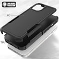 thumbnail image 4 of iPhone 14 Case, Allytech Military Grade Protective Anit-Scratch Shockproof Drop Proof Bumper Defender Back Cover Case for Apple iPhone 14 6.1" - Black, 4 of 5
