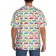 thumbnail image 3 of Fotbe Colorful Bus Camisa Estampada de Manga Corta para Hombre, Casual de Verano, Estilo Playero, Sin Arrugas-3X-Large, 3 of 5