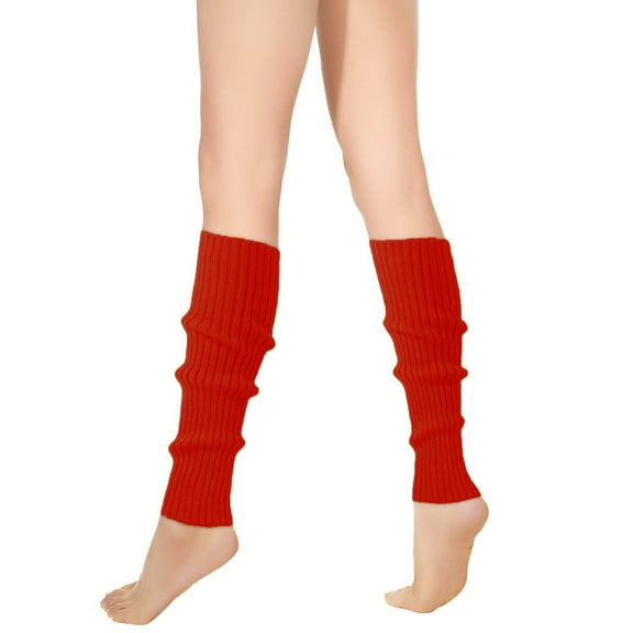 Vintage Inspired Women's Leg Warmers - Trendy Solid Color 80s 90s Retro Dance Yoga Socks