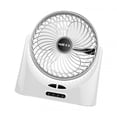 thumbnail image 3 of GROWTH TANK Desktop Air Circulate Fan Rechargeable Desktop Fan for Outdoor Argent, 3 of 9