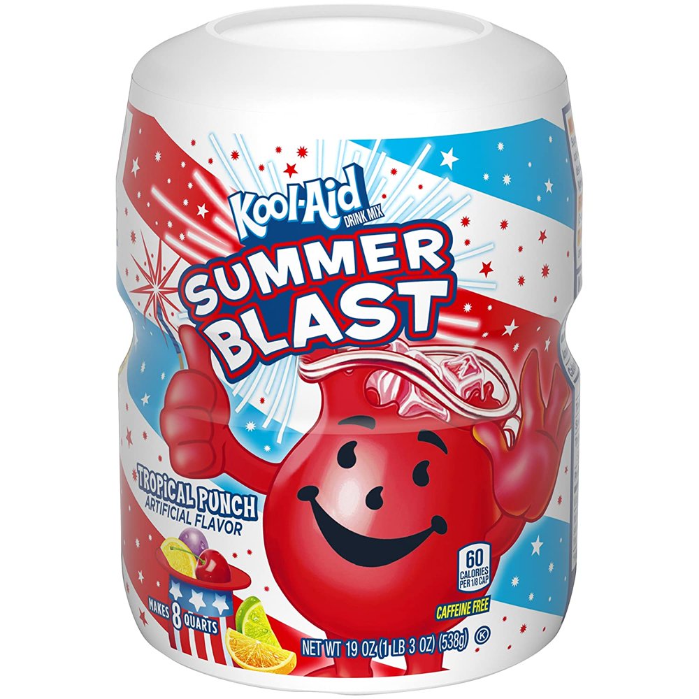 KoolAid Tropical Punch Soft Drink Mix 19oz