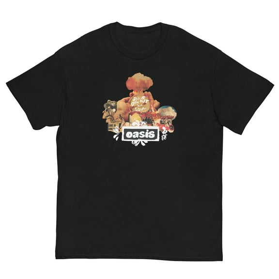 Oasis Collage Unisex T-Shirt - Black - Small