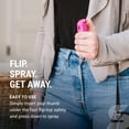 thumbnail image 6 of SABRE Fast Flip Top Pepper Spray with Snap-Clip Keychain, Pink, 1 Ct, Pocket Pepper Sprays, 6 of 12