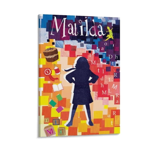 Matilda The Musical Movie Poster Canvas Art Poster And Wall Art Picture Print Modern Family Bedroom Decor Posters Canvas Painting Poster Wall Art Decorative Picture Prints Modern Decor