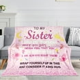 thumbnail image 2 of Best Friend Blanket 60"X50", Best Friend Birthday Gifts, Gifts for Best Friend Women, Friendship Gifts for Women, Bestie Gifts, Friendship Throw Blanket for My Best Friend, Bestie, BBF, Soul Sister, 2 of 5