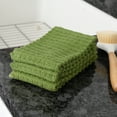 thumbnail image 5 of RITZ Royale Collection 100% Combed Terry Cotton, Kitchen Dish Cloth Set, 3-Pack, Solid, Cactus, 5 of 6