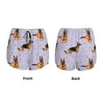 thumbnail image 5 of Lsque German Shepherd Dog Printed Women's Running Shorts with Liner Pockets,Elastic Quick Dry Workout Athletic Gym Yoga Shorts,Womens High Waist Shorts-Large, 5 of 9