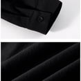 thumbnail image 4 of Ceisia Men's Oversize Gradient Stand-Collar Long-Sleeve Shirt Jacket for All-Season Casual Gift, 4 of 7