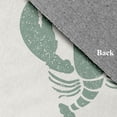thumbnail image 2 of Simply Daisy 8' x 10' Lobster Nautical Chenille Rug, Sage and White, 2 of 4
