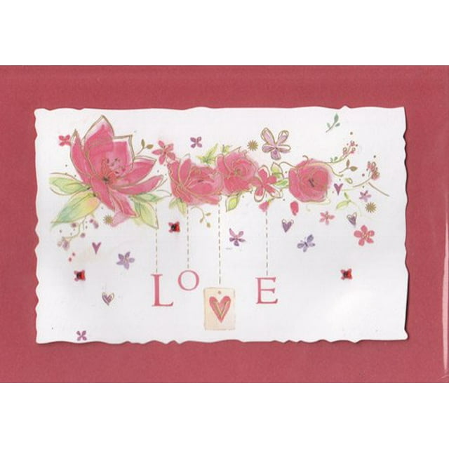 Carte de Vœux Saint-Valentin "love" l'Amour Est un Rêve Partagé par Deux...