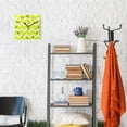 thumbnail image 4 of 7.78in Bright Chevron Pattern Square Wall and Table Clock Dual Use Vintage Design in Black or Gold, 4 of 10