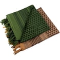 thumbnail image 2 of Bufanda militar Shemagh táctica del desierto Keffiyeh bufanda para la cabeza y el cuello envoltura árabe con borla 43x43 pulgadas, 2 of 8