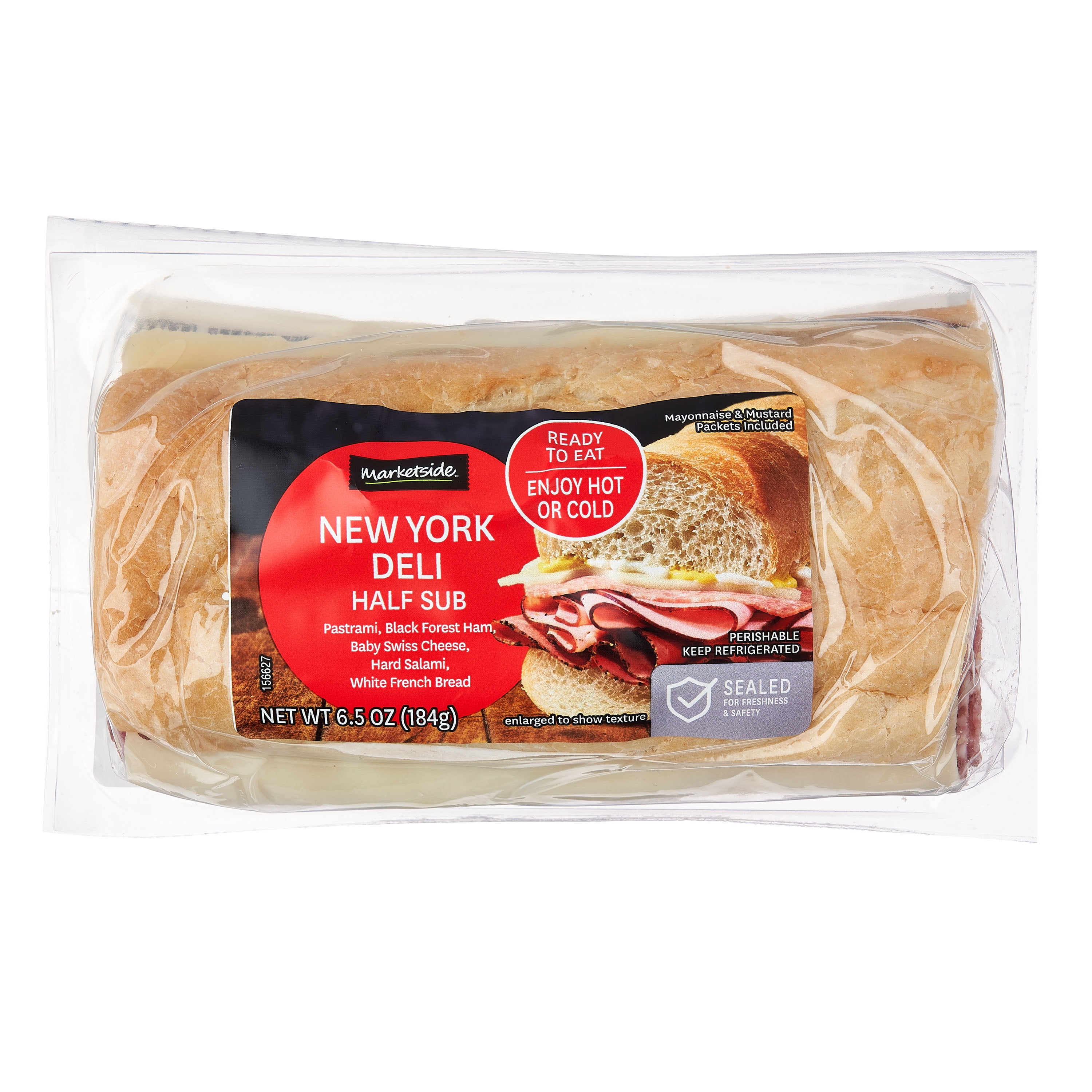 Marketside New York Deli Half Sub Sandwich 7 oz.