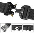 thumbnail image 3 of Mens Belt Tactical, Military Style Heavy Duty Nylon Work Belts With Acsergery Quick-release Metal Gift, 3 of 5