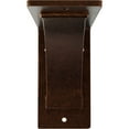 thumbnail image 3 of Ekena Millwork 3"W x 6"D x 6"H Morris Steel Bracket, Antiqued Copper, 3 of 11