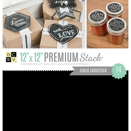 DCWV Single-Sided Cardstock Stack 12