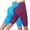 AH09_Deep Red, variant on 2 Pack 3D Legging Cellulite Compression Anti Cellulite Short Legging High Waisted Butt Lifting Tummy Control Pants for Gym Workout Hot Pink S