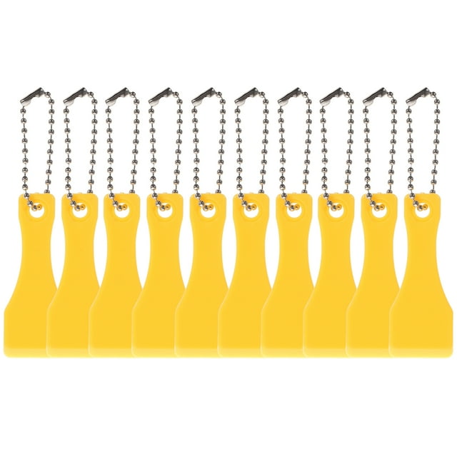 Shisuyan 10 Pcs Outils de Grattage de Cartes Grattoir à Billets de Loterie Outils de Grattage Suspendus