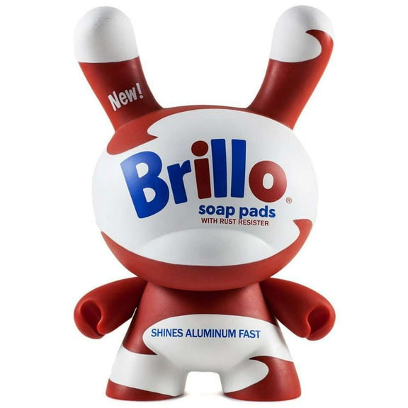 Andy Warhol Masterpiece White Brillo Dunny Figure