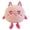 Pink, variant on Cuddly Big Eye Monster Plush Toy Soft Round Fluffy Monster Stuffed Animal Pal Creative Colorful Alien Doll for Bedroom Decor and Childrens Gift Green