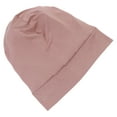 thumbnail image 2 of Oraceous Cotton Satin Wide Band Bonnet Night Cover Hair Turbans for Hair Hair Care Cap Camel, 2 of 10