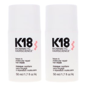 K18 Leave-In Molecular Repair Hair Mask 1.7 oz 2 Pack