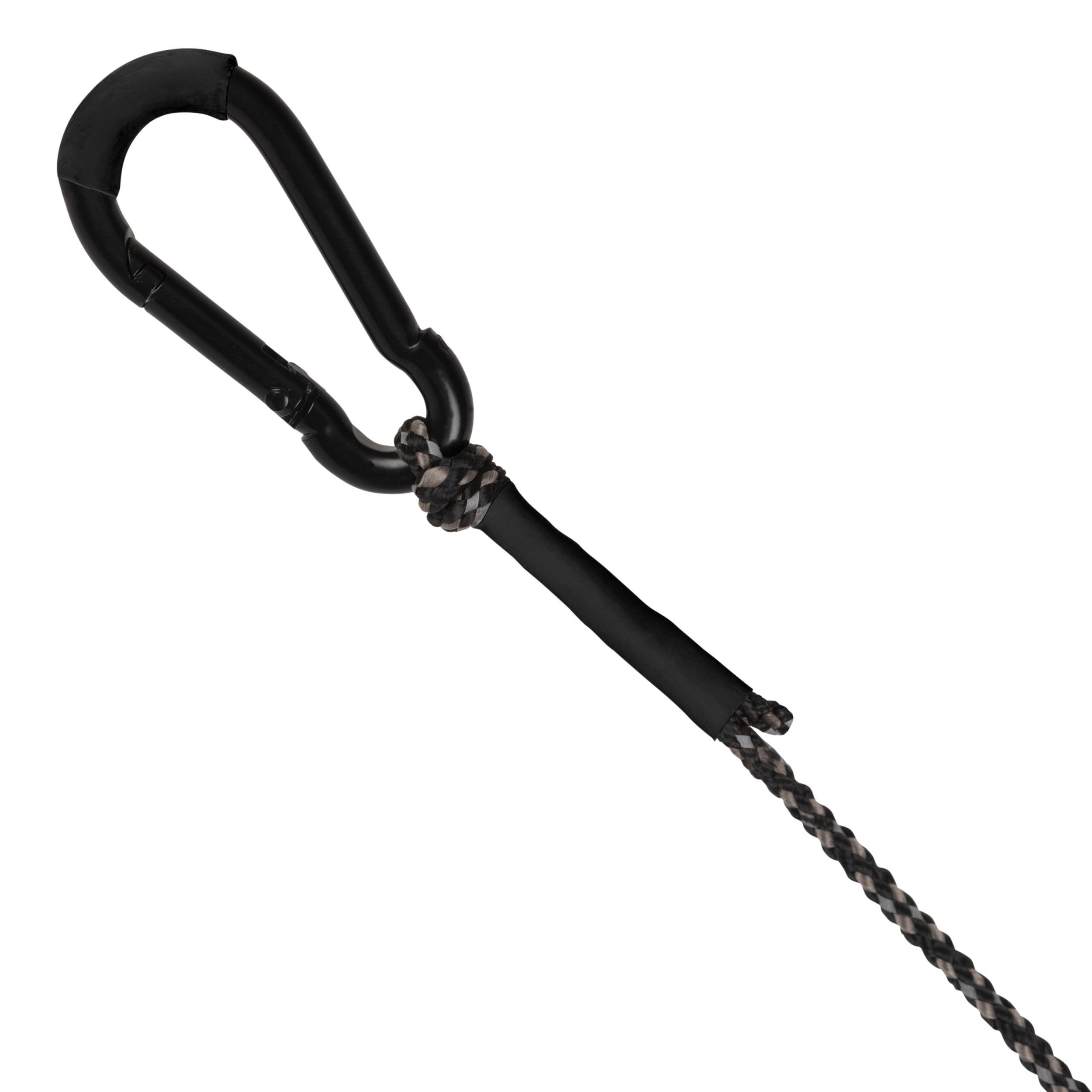 Allen Company Reflective Hoist Rope, 25'Feet Long, Black
