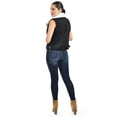 thumbnail image 3 of Chaleco tipo biker con borrega Roman Fashion /Juvenil, 8343 (Negro) negro G, 3 of 5