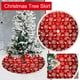 thumbnail image 4 of Falda de Árbol de Navidad Falda de Árbol de Navidad de 35 Pulgadas para Decorar la Parte Inferior de un Árbol de Navidad, Usada para Decorar Fiestas de Navidad con Copos de Nieve, 4 of 6