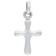 thumbnail image 1 of Sterling Silver Pommee Cross Pendant Solid Back Handmade 1 7/16 inch , NO Chain Included, 1 of 1